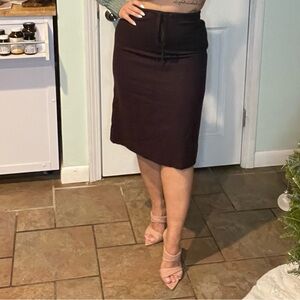 NWOT Banana Republic Wool High waisted skirt